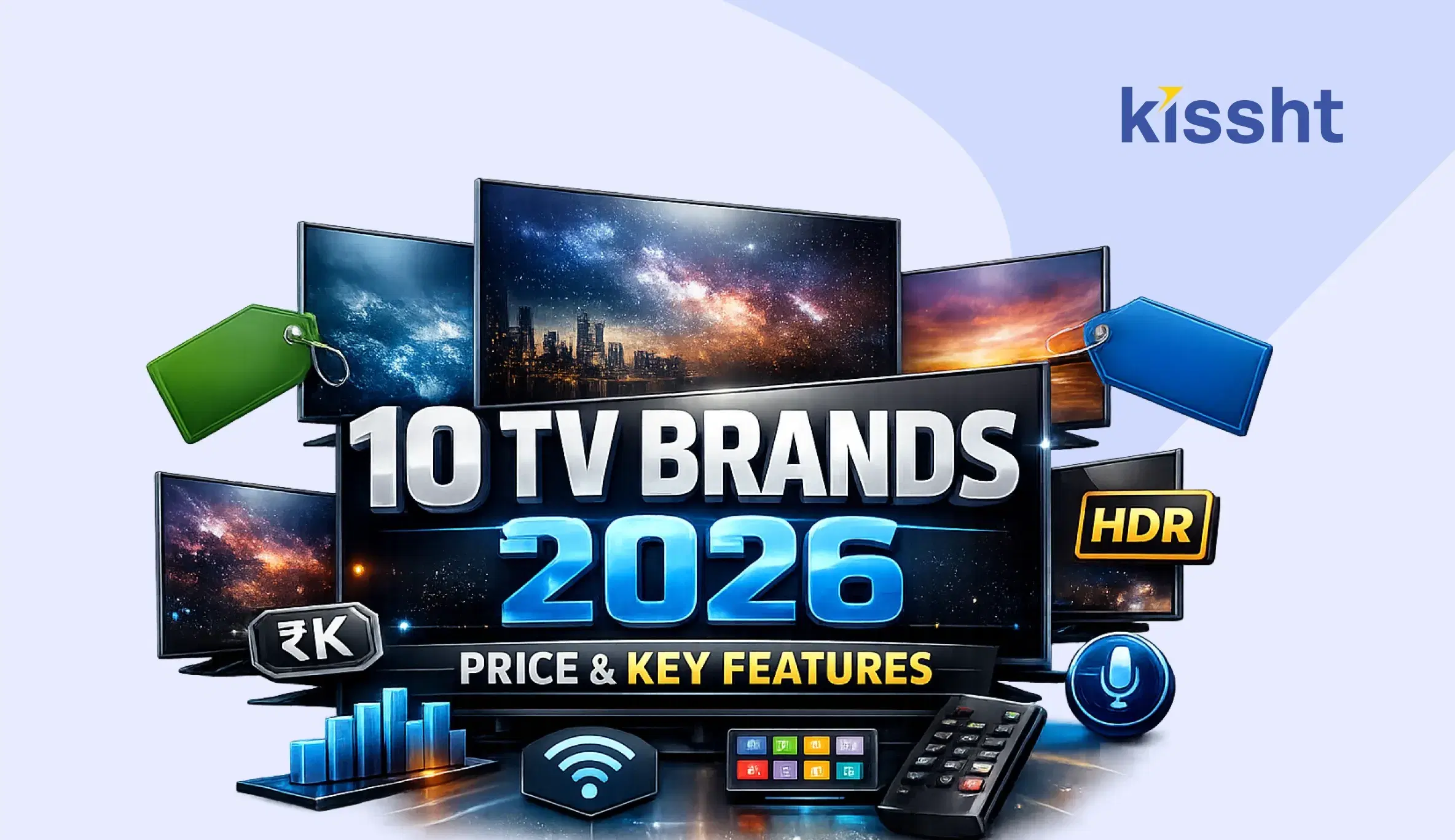 Top 10 TV Brands in India 2026 - Price & Key Features